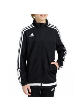 Adidas Climacool Tiro 15 Youth Kids Training Full Zip Black Jacket Size S‎